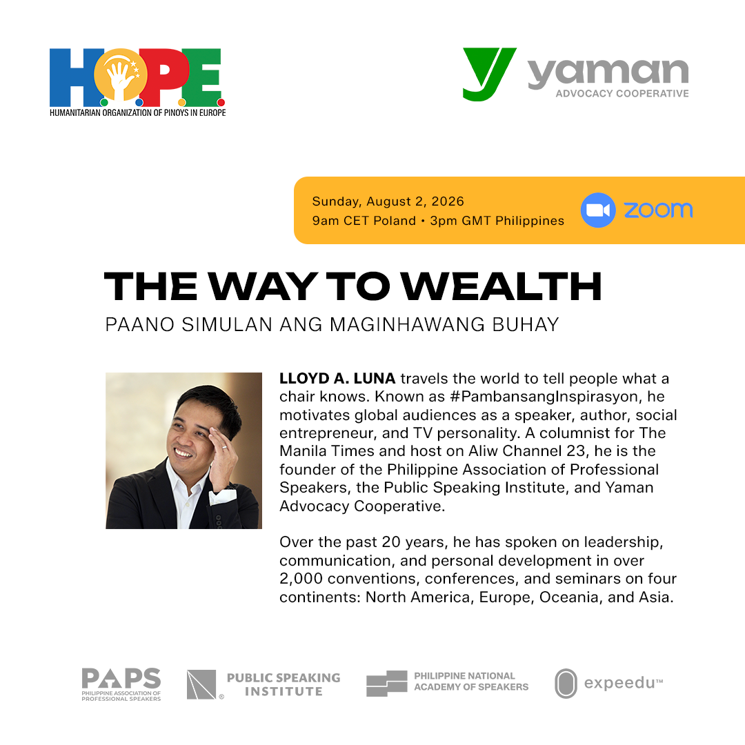 HOPE and Yaman Partner to Empower OFWs in Europe with Financial Wellness Webinar